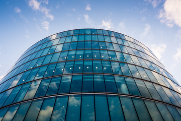 Obraz premium Skyscraper Business Office, Corporate building in London City, England, UK.
