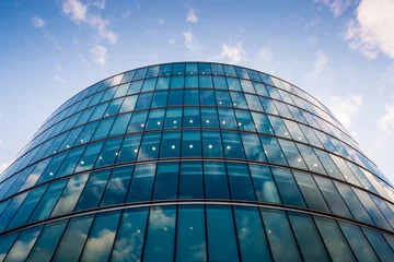 Fotobehang Skyscraper Business Office, Corporate building in London City, England, UK. © albertobrian