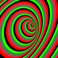 Abstract swirl background. Pattern with optical illusion. 