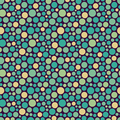 Seamless festive background from circles.  Vector Illustration. 