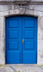 wood door. house door