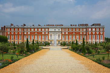 Hampton Court Palace in England