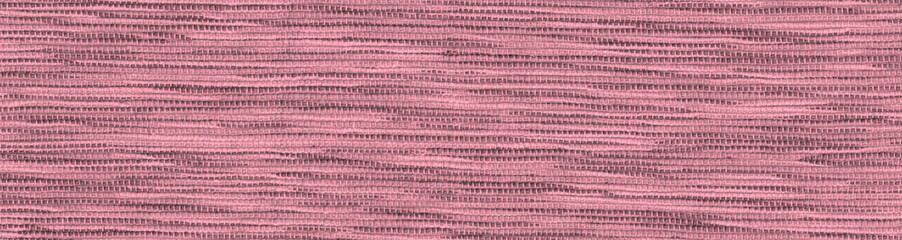Closeup of pink woven fabric