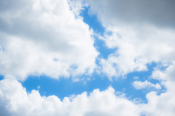 blue sky with cloud