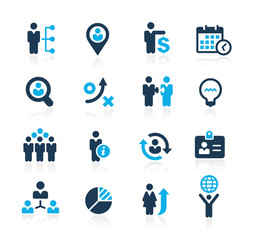 Fototapeta premium Efficiency and Business Strategies -- Azure Series