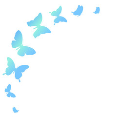 Naklejka premium butterflies design