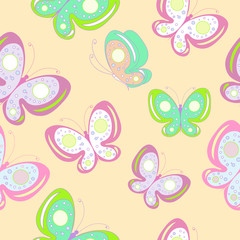 Fototapeta premium butterflies design