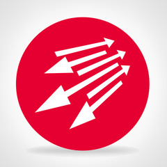 Arrows vector icon