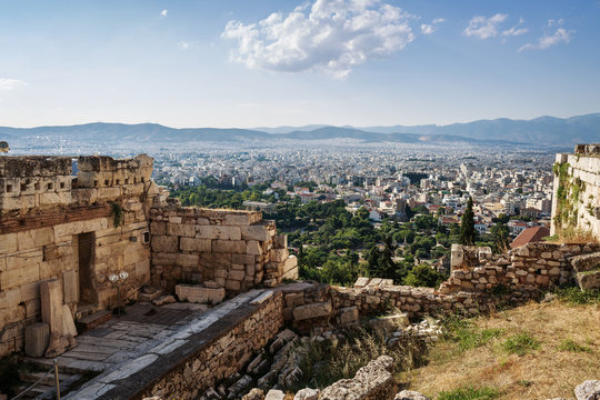 The acropolis of Athens