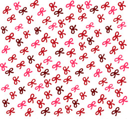 Fototapeta na wymiar Baby background bows pink seamless