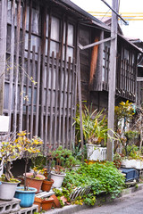 日本の古い住宅の景色