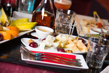 cheese in dish