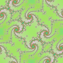 Fractal floral pattern