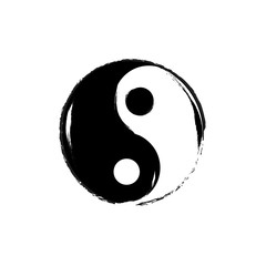 Yin Yang symbol. Vector.