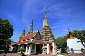 Fototapeta premium Temple in Bangkok. Wat Pho, Thailand.