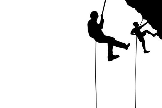 climbers. vector file 