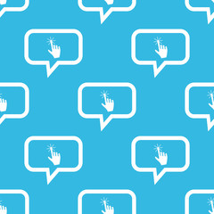 Hand cursor message pattern