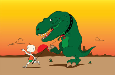 Child and His Friend