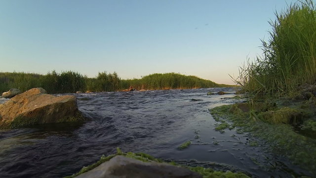 Rushing river