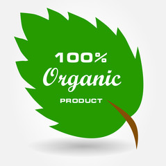 Eco symbol green leaf vector illustration