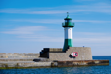 Fototapeta premium Leuchtturm in Sassnitz