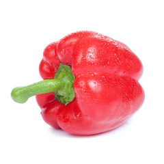 Red pepper isolated on white background