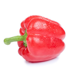 Red pepper isolated on white background