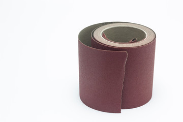 Abrasive paper tape in roll