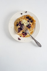 pancake with elderberry