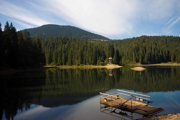 Obraz premium Carpatian lake Sinevir