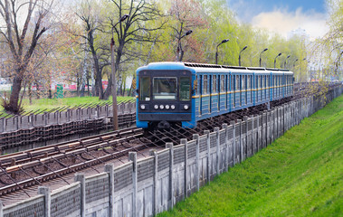 Fototapeta premium Metro train
