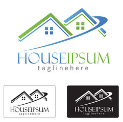 House logo for company isolated, identity