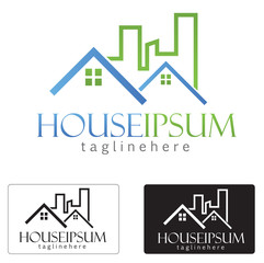 House logo for company isolated, identity