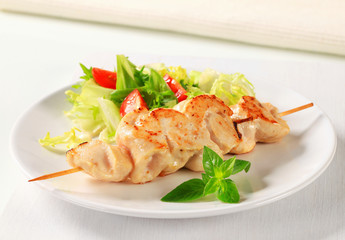 Chicken skewers