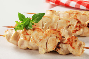 Chicken skewers