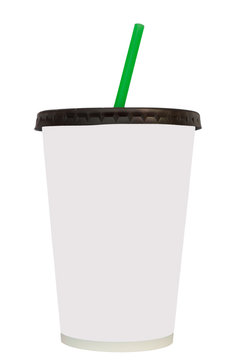 Fast food drinking cup,isoleted