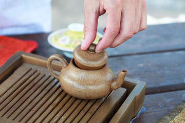 Traditional chinese tea ceremony accessories