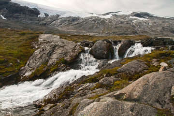 Mountain small river