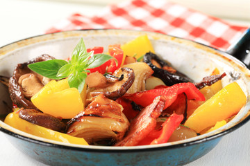 Pan fried vegetables