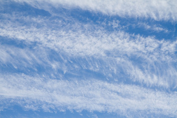 Blue sky with some white clouds