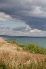 Fototapeta na wymiar Coast near Bournemouth, Dorset, UK