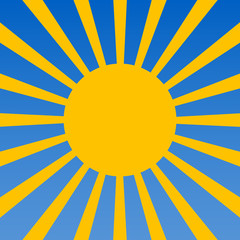 Sun. Vector illustration. Eps 10