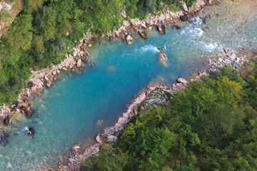 Fototapeta na wymiar Top view to the river Tara, Montenegro, Europe