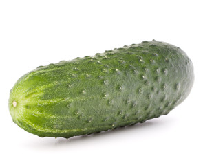 Cucumber vegetable  isolated on white background cutout