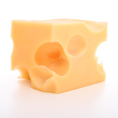 cheese isolated on white background cutout