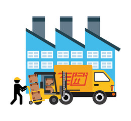Naklejka premium delivery service