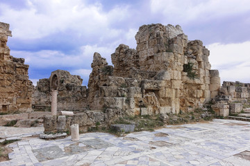 Fototapeta na wymiar Antikes Salamis in Nord-Zypern