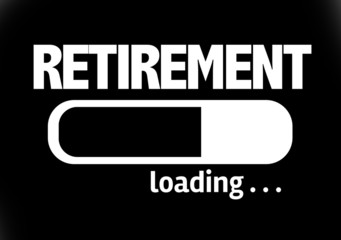 Progress Bar Loading with the text: Retirement