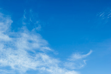 blue sky with clouds