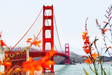 Peel and stick wall murals Golden Gate Bridge golden gate bridge San Francisco california USA 